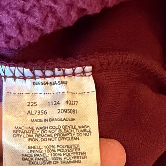 Columbia Womens Rich Wine Cloud Point Long Fleece Jacket/NWT/M - Picture 13 of 15